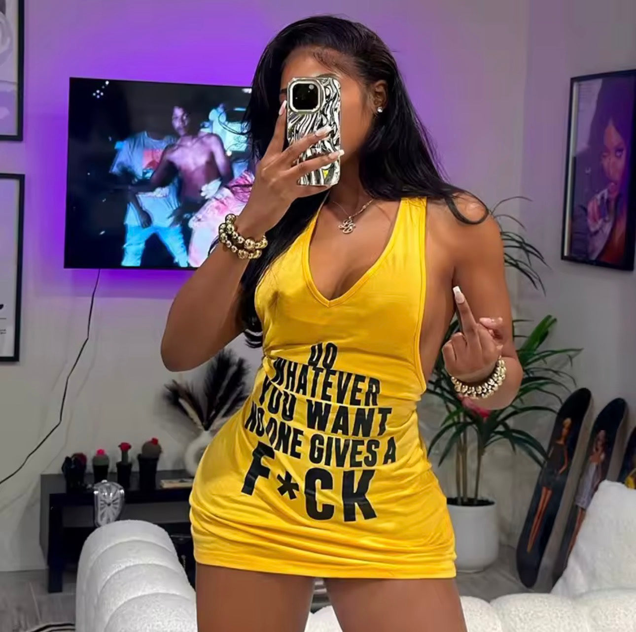 Ayanna (Yellow + White)